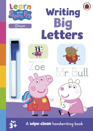 Supplemental image for 9780241601778 - Learn with Peppa: Writing Big Letters