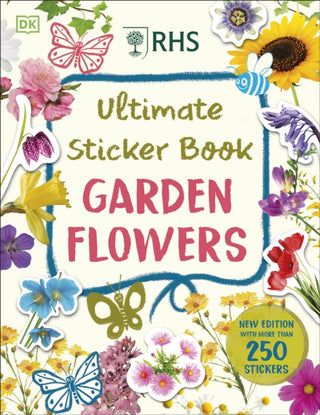Cover image for 9780241608357 - RHS Ultimate Sticker Book Garden Flowers