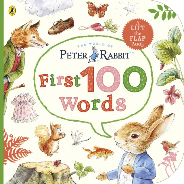 Cover image for 9780241612781 - Peter Rabbit Peter's First 100 Words