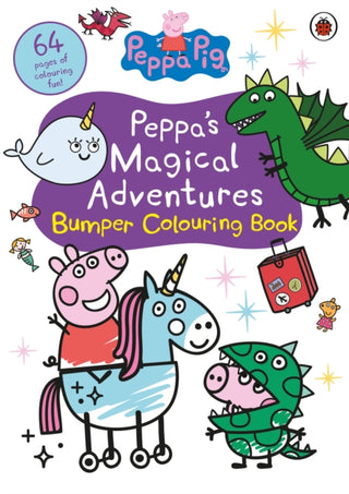 Cover image for 9780241634080 - Peppa Pig: Peppa's Magical Adventures Bumper Colouring Book