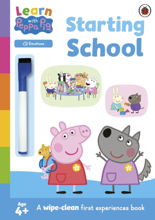Supplemental image for 9780241645635 - Learn with Peppa: Starting School wipe-clean activity book