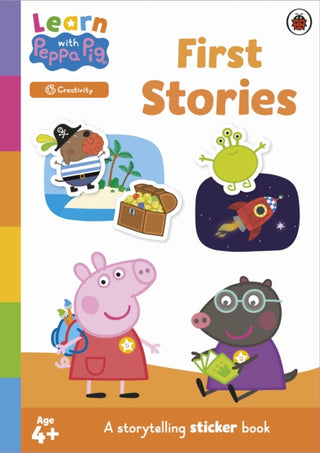 Supplemental image for 9780241645673 - Learn with Peppa: First Stories sticker activity book