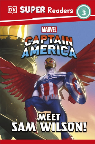 Cover image for 9780241651100 - DK Super Readers Level 3 Marvel Captain America Meet Sam Wilson!