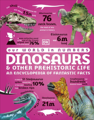 Cover image for 9780241657010 - Our World in Numbers Dinosaurs and Other Prehistoric Life