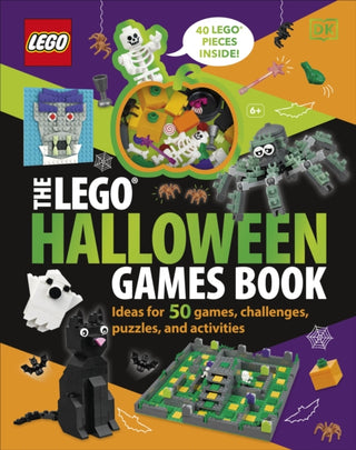 Cover image for 9780241657942 - The LEGO Halloween Games Book