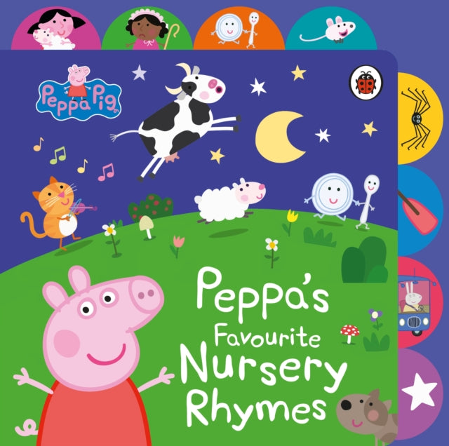 Cover image for 9780241659359 - Peppa Pig: Peppa’s Favourite Nursery Rhymes