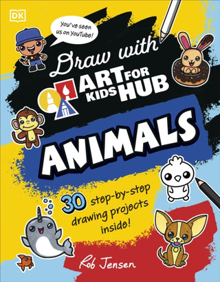 Supplemental image for 9780241662793 - Draw with Art for Kids Hub Animals