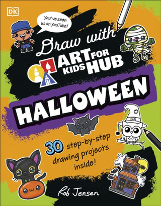 Cover image for 9780241662816 - Draw with Art for Kids Hub Halloween
