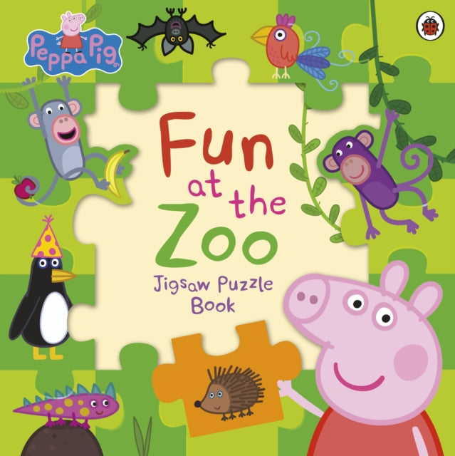 Cover image for 9780241665947 - Peppa Pig: Fun at the Zoo Jigsaw Puzzle Book