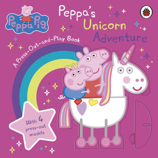 Cover image for 9780241666029 - Peppa Pig: Peppa’s Unicorn Adventure: A Press-Out-and-Play Book