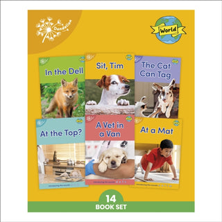 Cover image for 9780241666333 - Phonic Books Dandelion World Stages 1-7