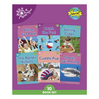 Cover image for 9780241666715 - Phonic Books Dandelion World Stages 16-20