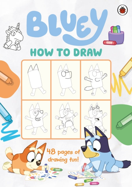 Cover image for 9780241675359 - Bluey: How to Draw