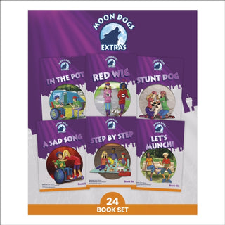 Cover image for 9780241687345 - Phonic Books Moon Dogs Extras Set 2