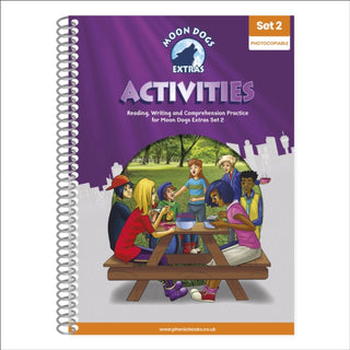 Cover image for 9780241687352 - Phonic Books Moon Dogs Extras Set 2 Activities