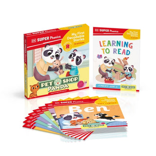 Cover image for 9780241687376 - DK Super Phonics My First Decodable Stories Pet Shop Panda