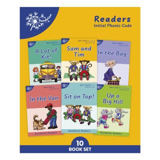 Cover image for 9780241687734 - Phonic Books Dandelion Readers Set 4 Units 1-10