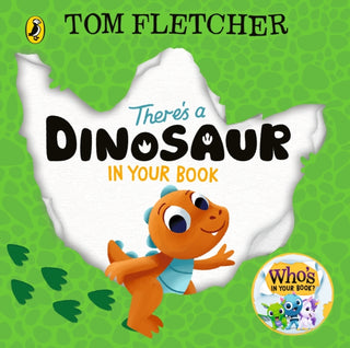 Cover image for 9780241695111 - There's a Dinosaur in Your Book