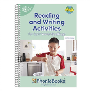 Cover image for 9780241699850 - Phonic Books Dandelion World Split Vowel Spellings Activities