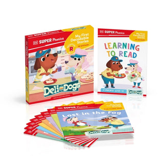 Cover image for 9780241712603 - DK Super Phonics My First Decodable Stories Deli Dogs