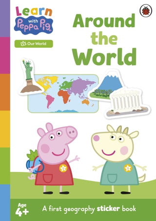 Cover image for 9780241717417 - Learn with Peppa: Around the World sticker activity book