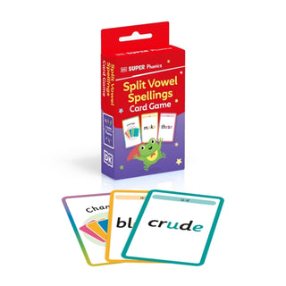 Cover image for 9780241726822 - DK Super Phonics Split Vowel Spellings Card Game