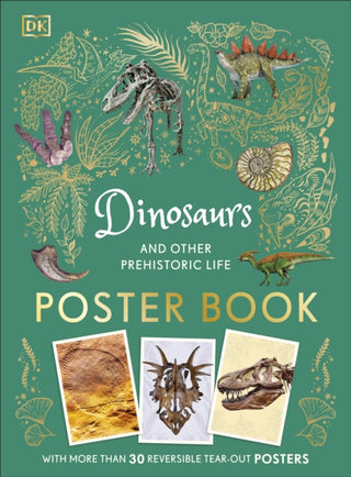 Cover image for 9780241731079 - Dinosaurs and Other Prehistoric Life Poster Book