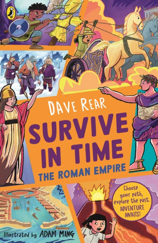 Cover image for 9780241740699 - Survive in Time: The Roman Empire