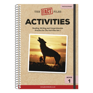 Cover image for 9780241741139 - Phonic Books The Fact Files 1 Activities