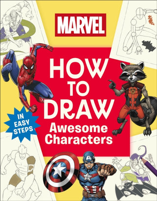 Cover image for 9780241741528 - Marvel How to Draw Awesome Characters