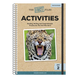 Cover image for 9780241741658 - Phonic Books The Fact Files 2 Activities