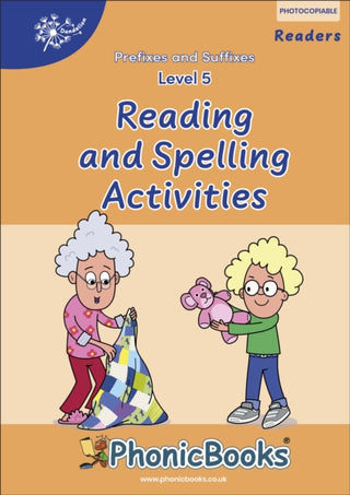 Cover image for 9780241744345 - Phonic Books Dandelion Readers Level 5 Prefixes and Suffixes Activities
