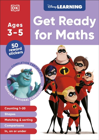 Cover image for 9780241763780 - Disney Learning Get Ready for Maths (Ages 3-5)