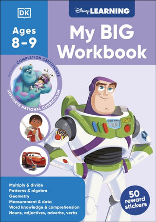 Cover image for 9780241763872 - Disney Learning Big Workbook Ages 8-9 (Year 4)