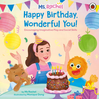 Cover image for 9780241766903 - Ms Rachel: Happy Birthday, Wonderful You!