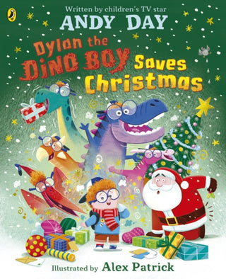 Cover image for 9780241772829 - Dylan the Dino Boy Saves Christmas