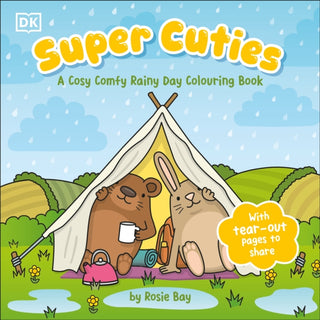 Cover image for 9780241802397 - Super Cuties A Cosy Comfy Rainy Day Colouring Book