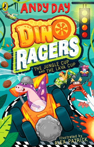 Cover image for 9780241804827 - Dino Racers: The Jungle Cup and the Lava Cup