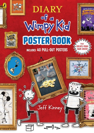 Cover image for 9780241820858 - Diary of a Wimpy Kid Poster Book (Includes 40 Pull-Out Posters)