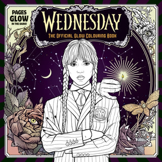 Cover image for 9780241827833 - Wednesday: Official Glow Colouring Book