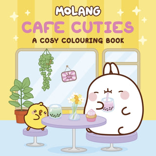 Cover image for 9780241830079 - Molang: Cafe Cuties: A Cosy Colouring Book