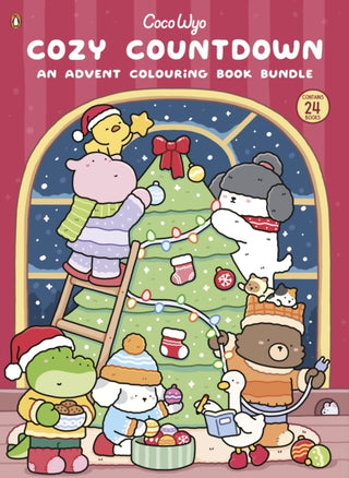Cover image for 9780241836507 - Coco Wyo: Cozy Countdown - An Advent Colouring Book Bundle