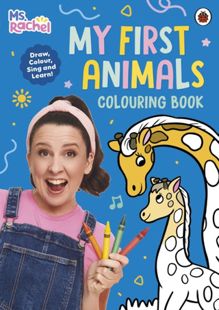 Cover image for 9780241841440 - Ms Rachel: My First Animals Colouring Book
