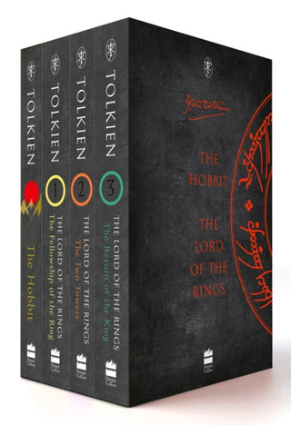 Cover image for 9780261103566 - The Hobbit & The Lord of the Rings Boxed Set