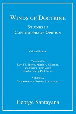 Cover image for 9780262048675 - Winds of Doctrine, critical edition, Volume 9