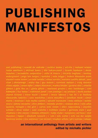 Cover image for 9780262544924 - Publishing Manifestos