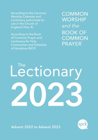 Supplemental image for 9780281086696 - Common Worship Lectionary 2023