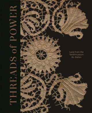 Cover image for 9780300263497 - Threads of Power – Lace from the Textilmuseum St. Gallen