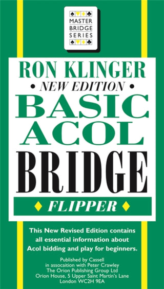 Cover image for 9780304362790 - Basic Acol Bridge Flipper