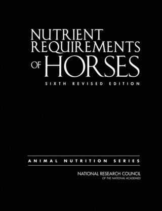 Cover image for 9780309102124 - Nutrient Requirements of Horses